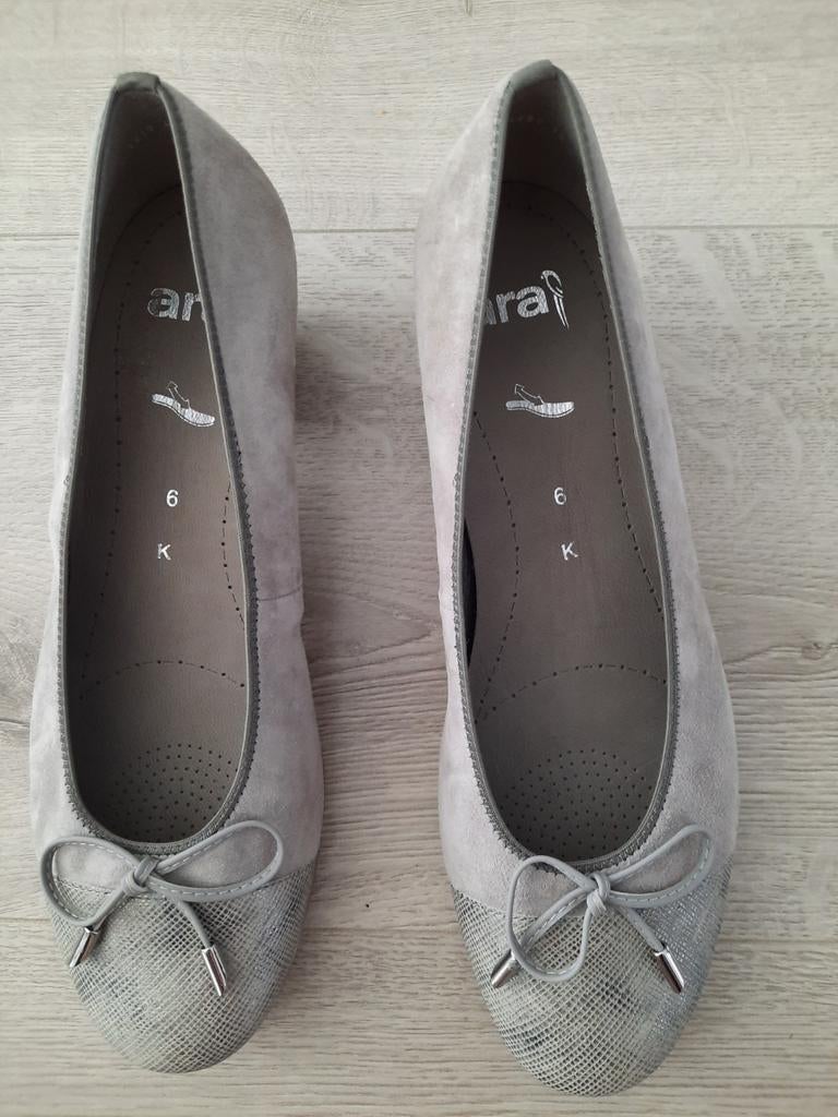 Ara ballerina's grijs maat 6 (39) - Zo goed als nieuw, Zo goed als nieuw, Ara, Grijs, Ballerina's