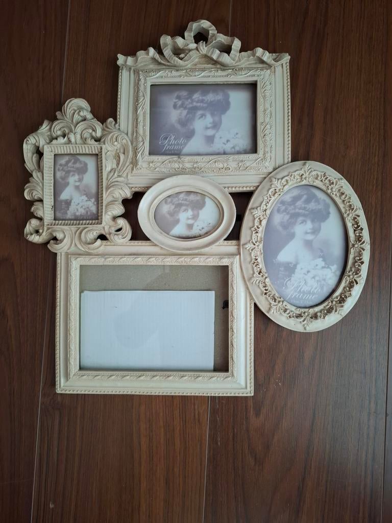 Decoratieve fotolijst voor meerdere foto's, Ophalen of Verzenden, Gebruikt