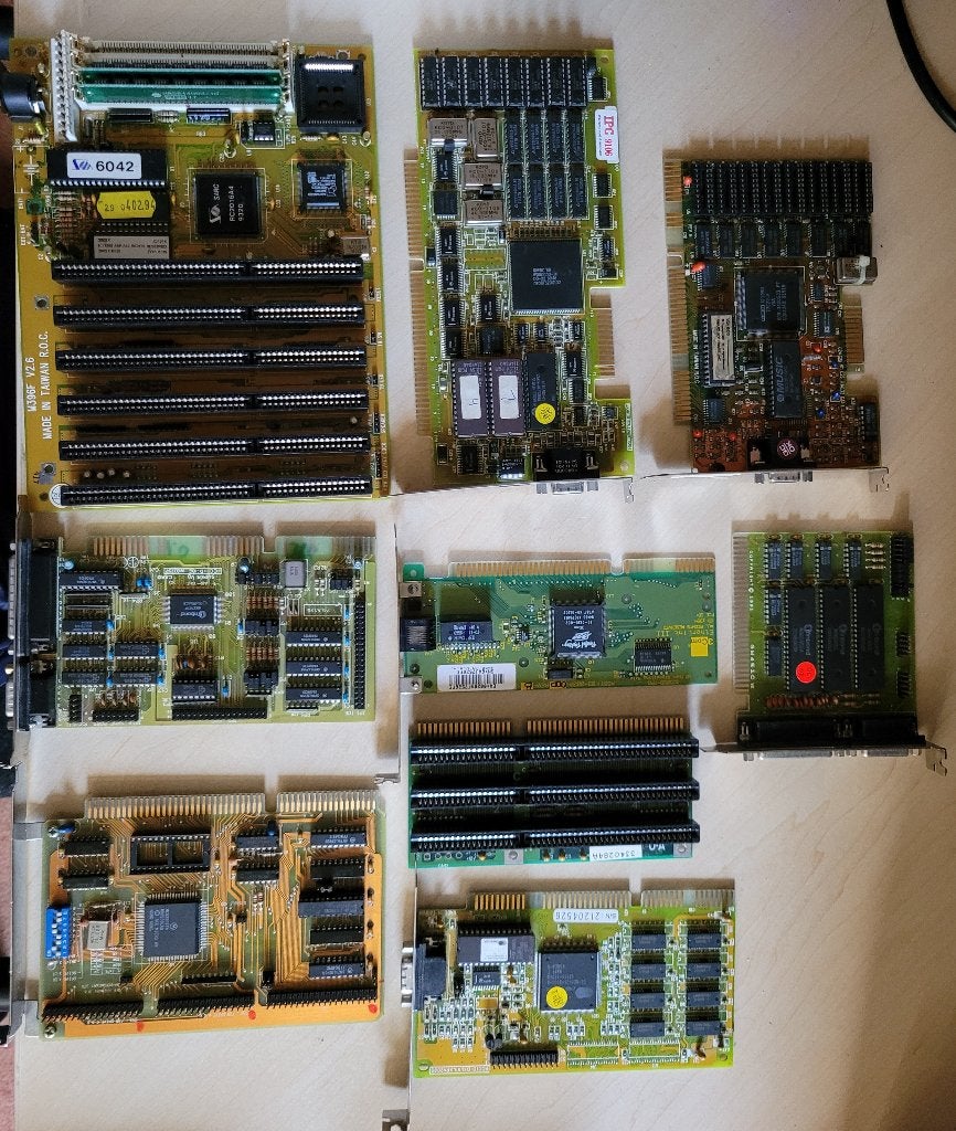 386 Moederbord en toebehoren, Computers en Software, Ophalen of Verzenden, Niet werkend