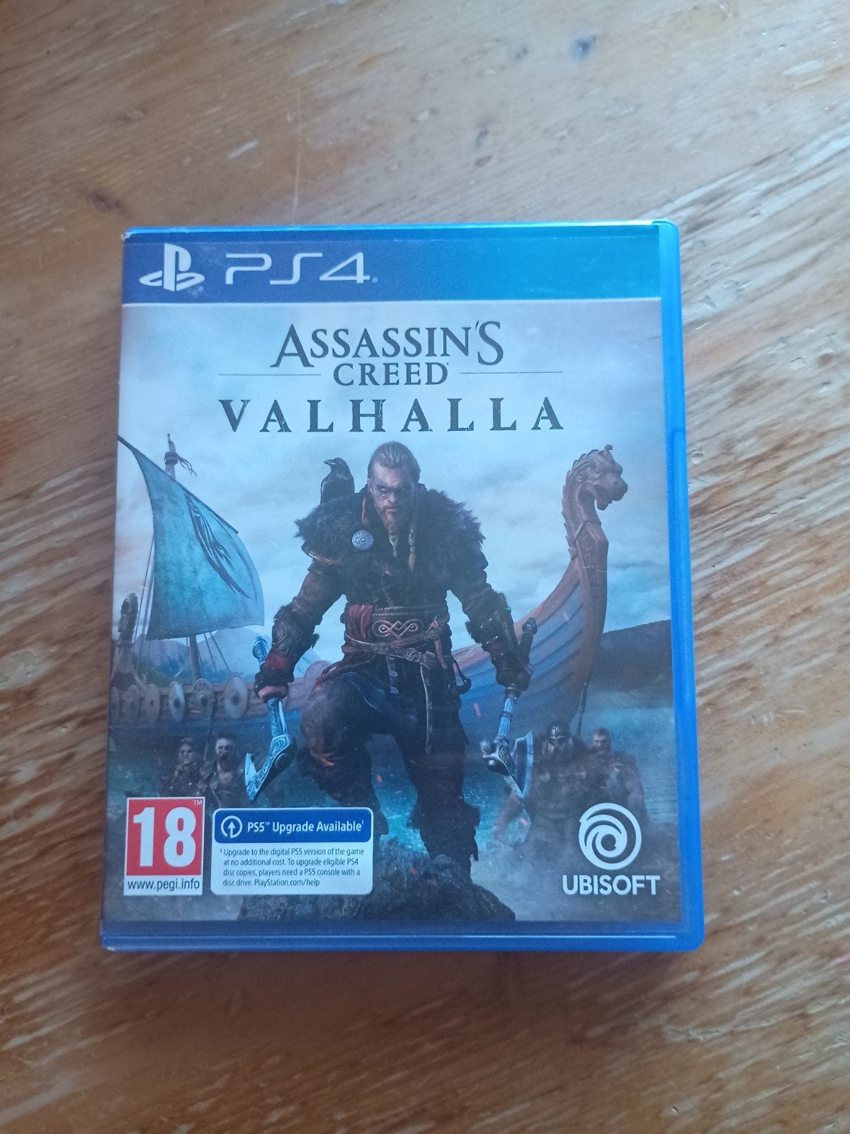 Assassin's Creed Valhalla PS4( met ps5 upgrade), Spelcomputers en Games, Online, Vanaf 18 jaar, 1 speler, Zo goed als nieuw