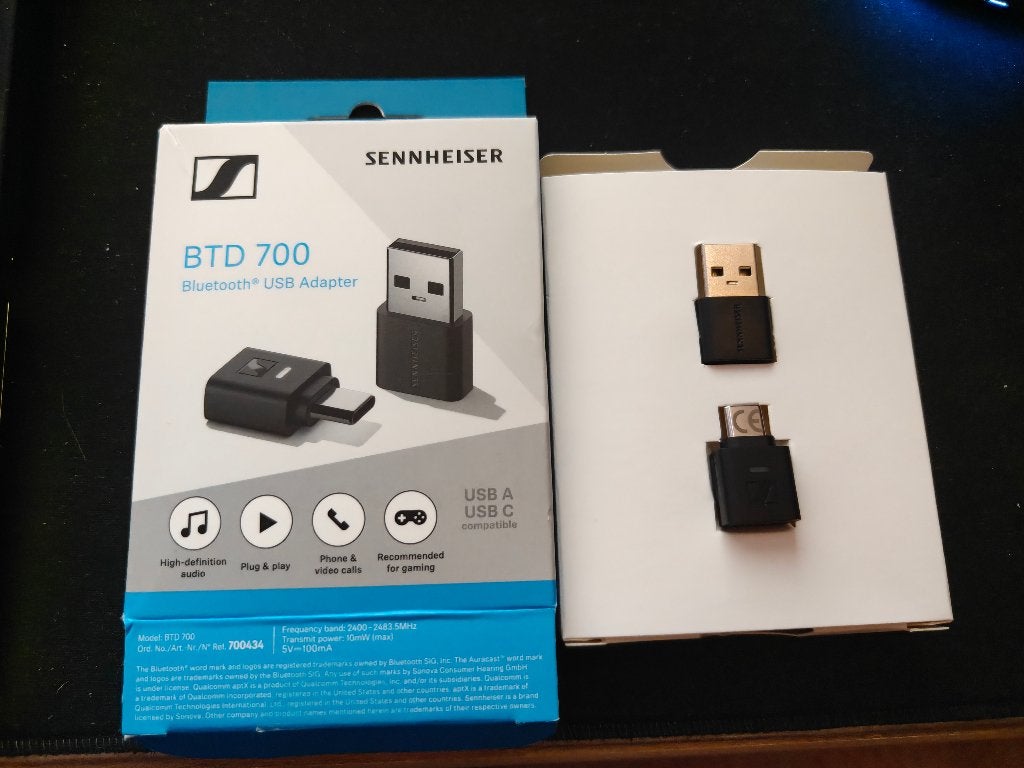 Sennheiser BTD 700 Bluetooth Dongle, Audio, Tv en Foto, Koptelefoons, Ophalen of Verzenden, Nieuw, Sennheiser, Bluetooth