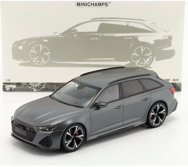 audi rs6 model 2019 kleur grijs nieuw minichamps 1:18, Hobby en Vrije tijd, Modelauto's | 1:18, Ophalen, Nieuw, Auto, MiniChamps