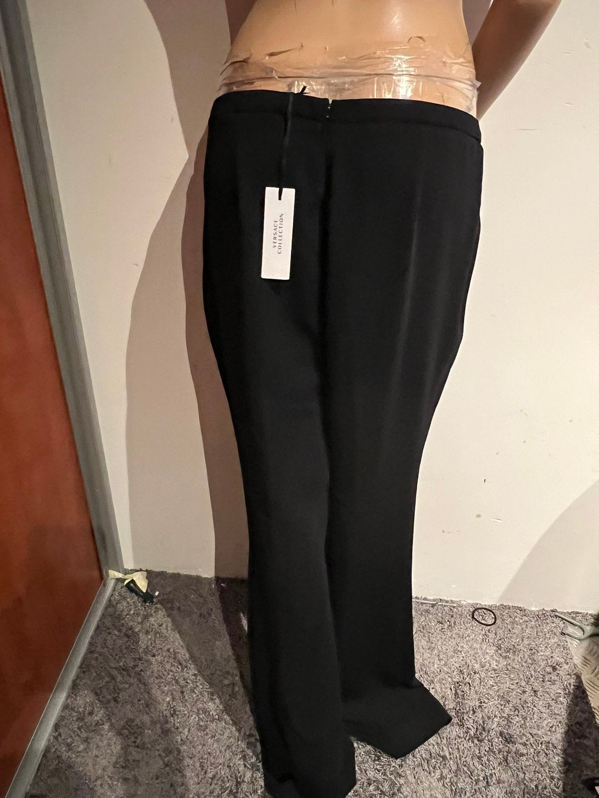 VERSACE broek maat IT 46 L origineel NIEUW MET KAARTJES, R, Zwart, Maat 42/44 (L), Nieuw