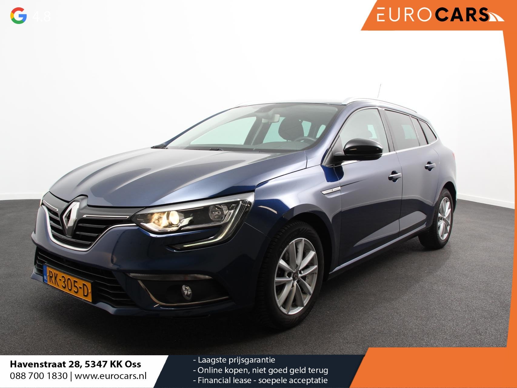 Renault Mégane Estate 1.2 TCe Limited Climate control Cruis, Auto's, Voorwielaandrijving, Stof, Gebruikt, 4 cilinders