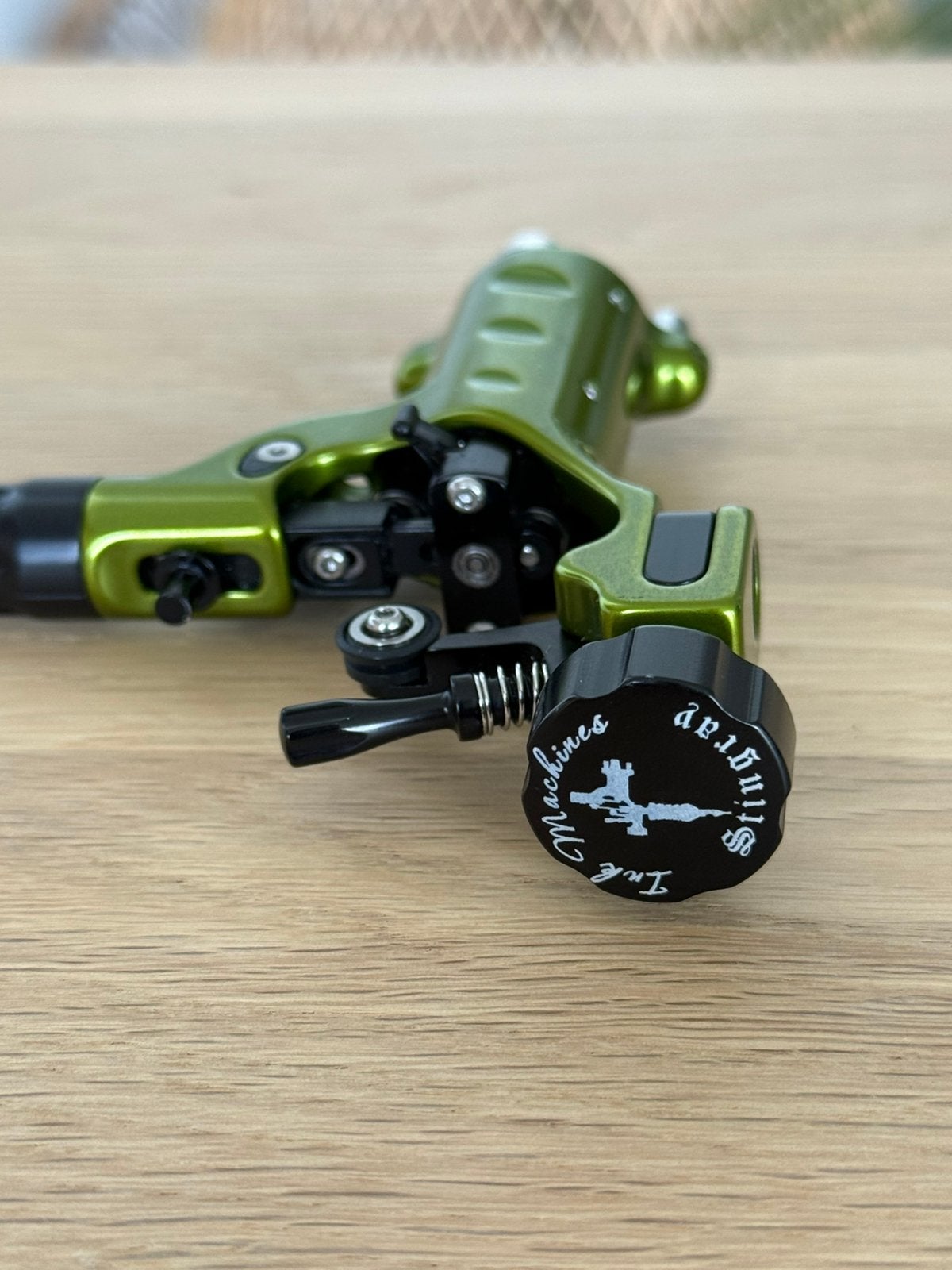 Stingray Rotary Tattoo Machine - Olive Green, Verzenden