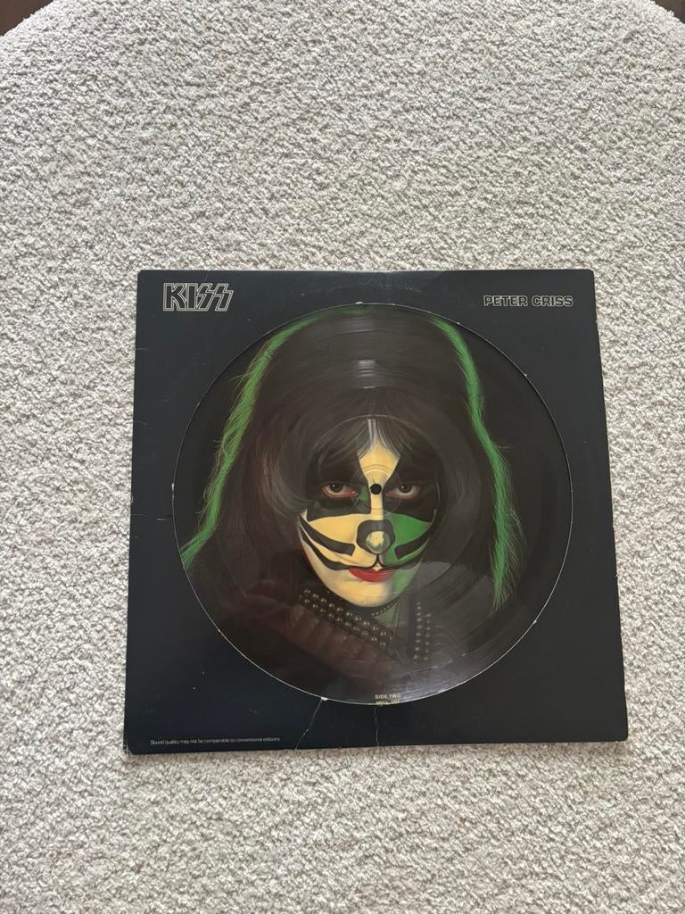 Lp Kiss peter criss picture disc vinyl origineel vg+, Ophalen of Verzenden, 2000 tot heden, Zo goed als nieuw, 12 inch