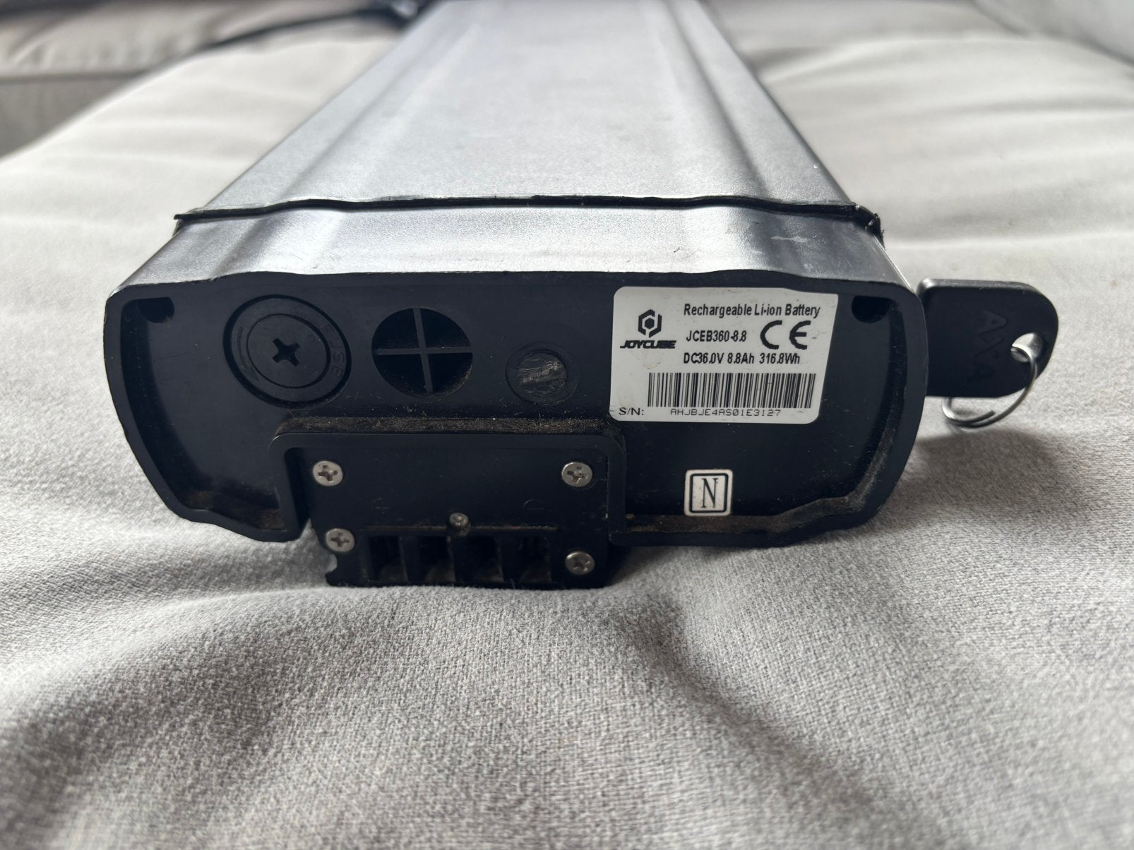 Stella accu JCEB360-8.8. Met trapezium laadplug, Ophalen of Verzenden, Zo goed als nieuw