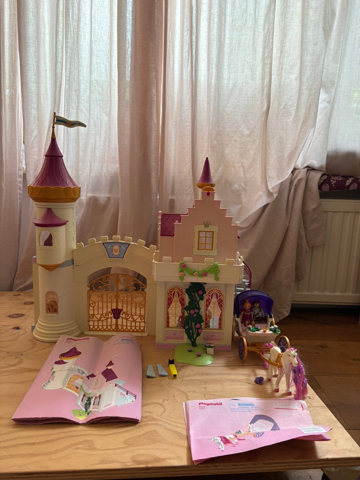 Playmobil prinsessenkasteel en koets, Ophalen, Gebruikt, Toebehoren