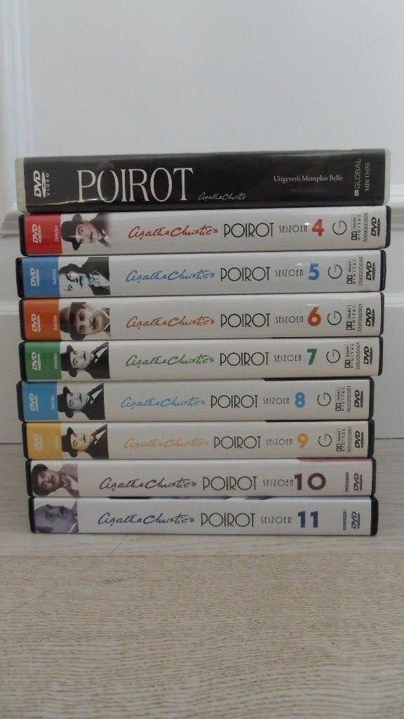 DVD : Poirot serie 1 t/m 11 36 dvd's, Gebruikt, Alle leeftijden, Nederlands, Seizoen 3