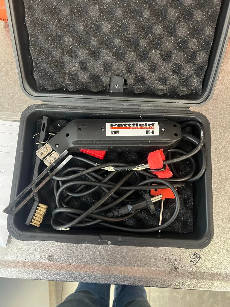 Pattfield KD-8 Styroporsnijder 120W in koffer, Ophalen, Gebruikt