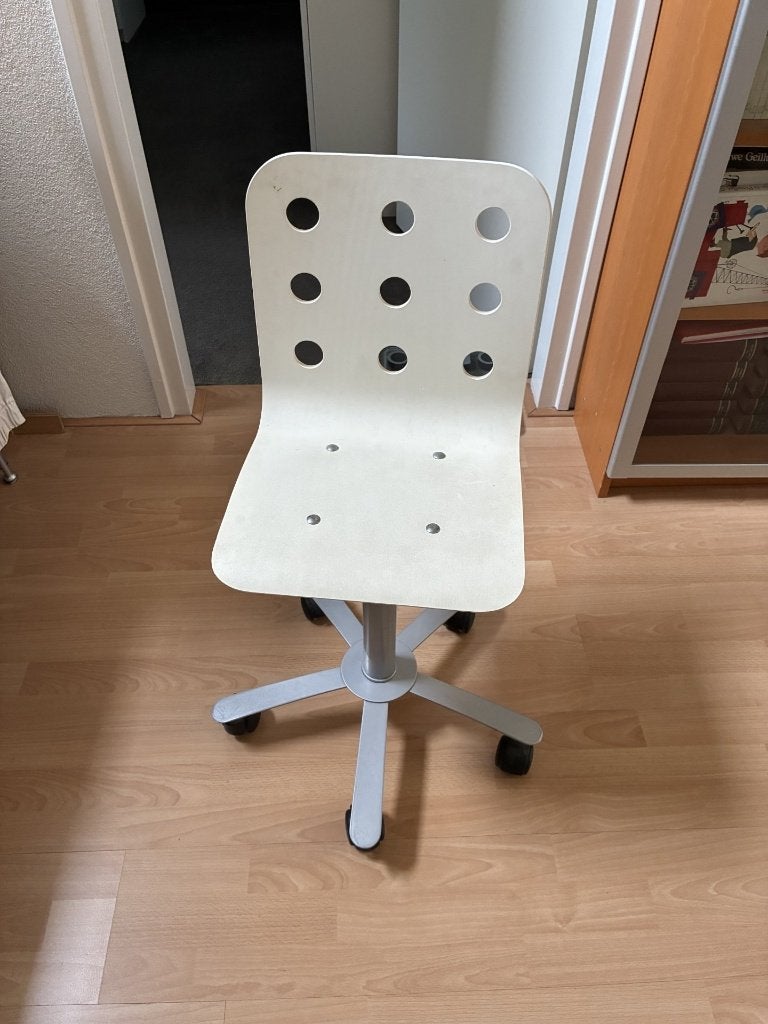 ikea bureaustoel, Ophalen, Gebruikt, Wit, Bureaustoel