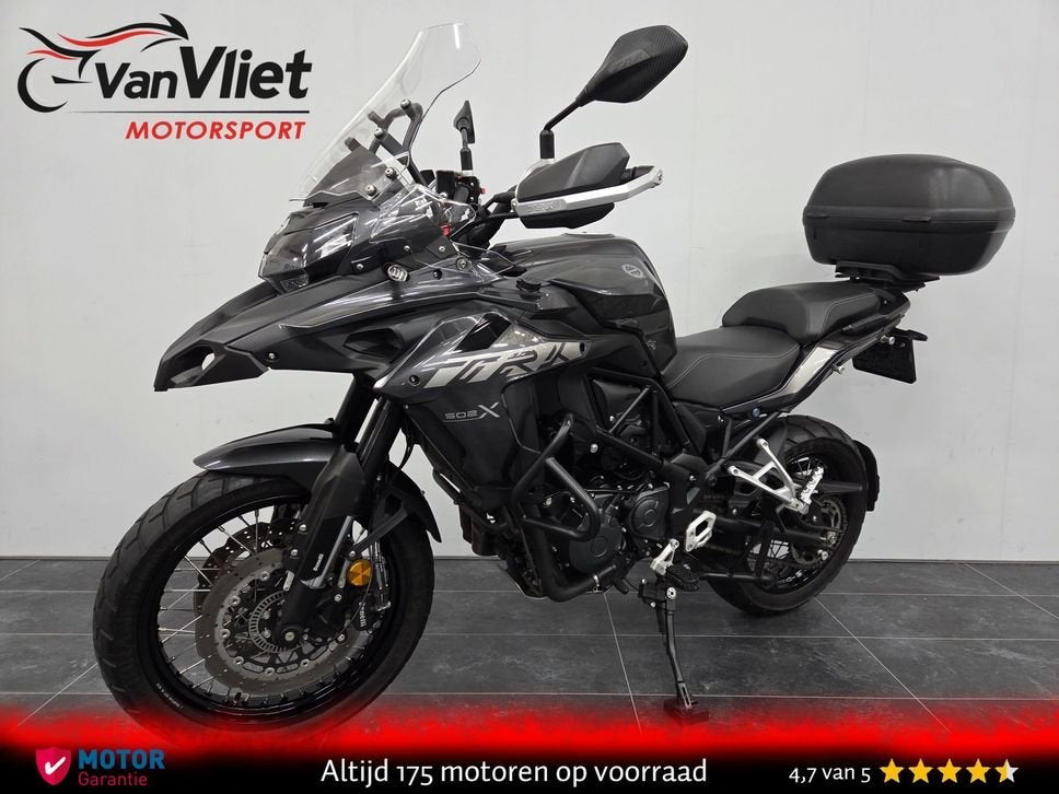 Prachtige Benelli TRK 502 X bj 2022 Topkoffer A2 35KW, 2 cilinders, 499 cc, Bedrijf, Onbekend