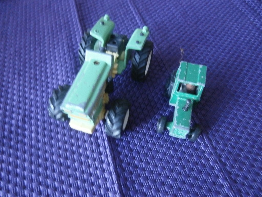model tractor groen trekker boerderij modelauto auto retro, Antiek en Kunst, Antiek | Speelgoed, Ophalen of Verzenden