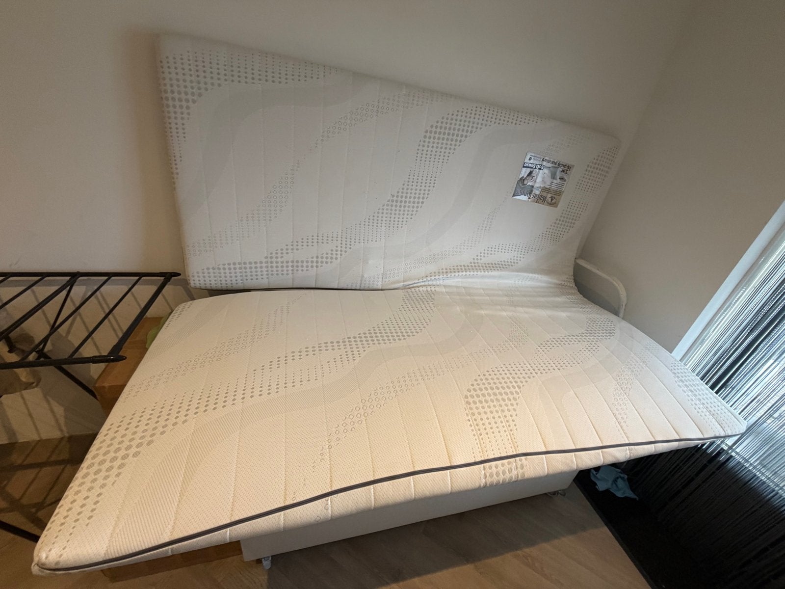 Splittopper 180x200, Gebruikt, Tweepersoons, Ophalen of Verzenden, Matras