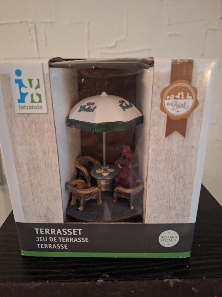 Kerstdorp terrasset Intratuin de Brink, Diversen, Ophalen of Verzenden