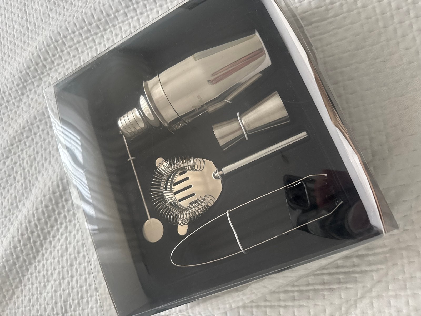 Cocktail Shaker Set - Nieuw in verpakking, Overige typen, Ophalen of Verzenden, Metaal, Overige merken