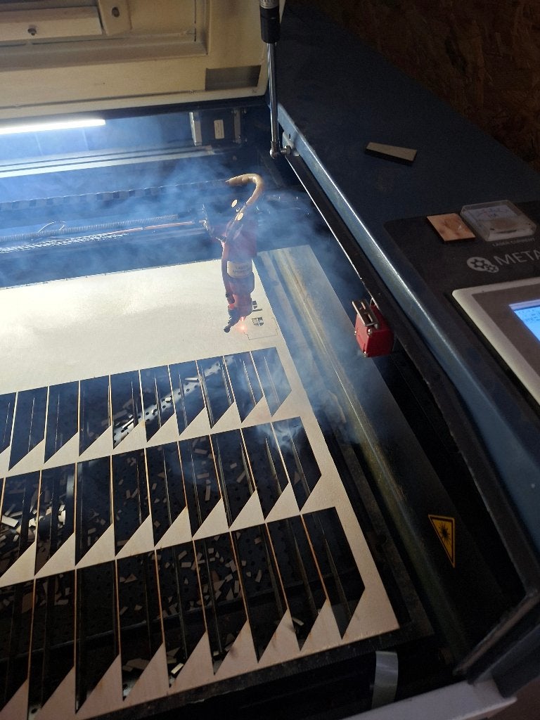 Metaquip co2 100w Lasermachine, Ophalen, Gebruikt