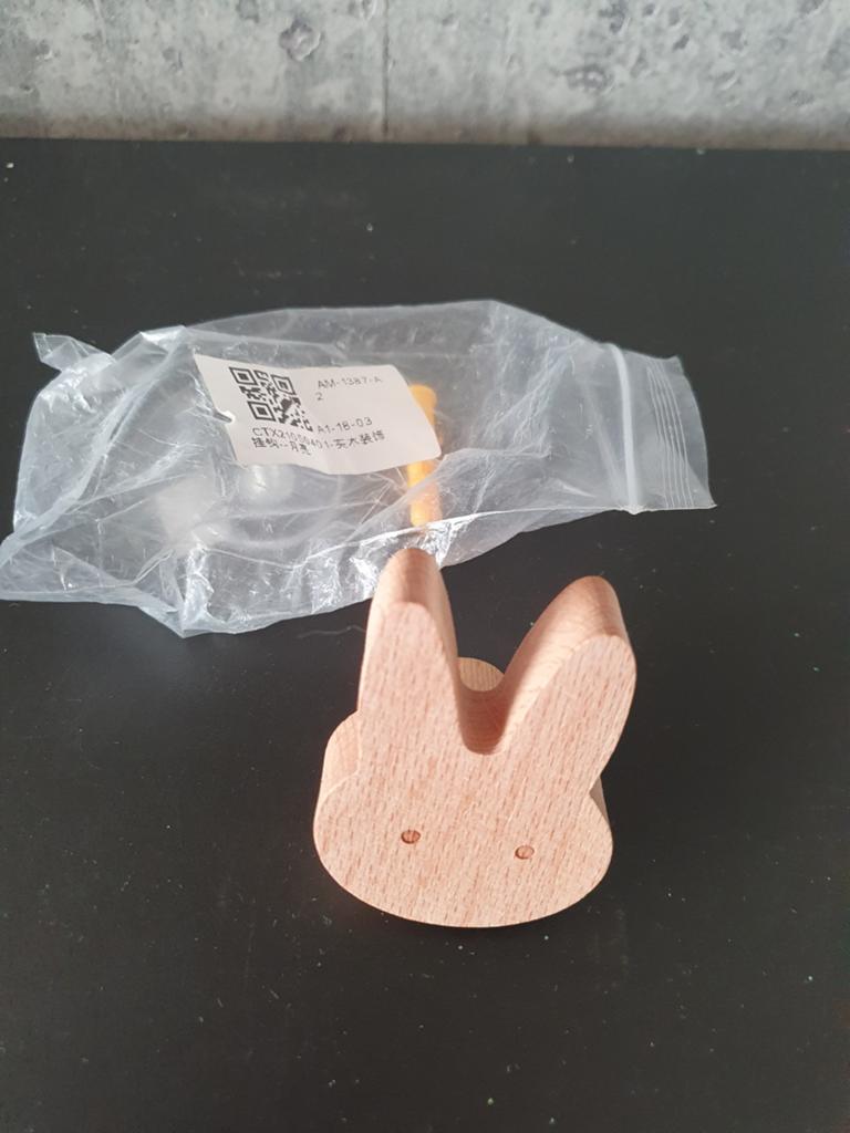 Nieuwe Nijntje Deurknop van Hout, Ophalen of Verzenden, Nieuw, Bruin, Hout
