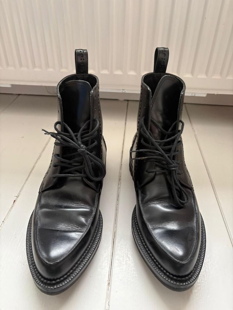 Dsquared2 Lederen Boots Maat 41 - Zeer Goede Staat, Zwart, Boots, Ophalen of Verzenden, Zo goed als nieuw