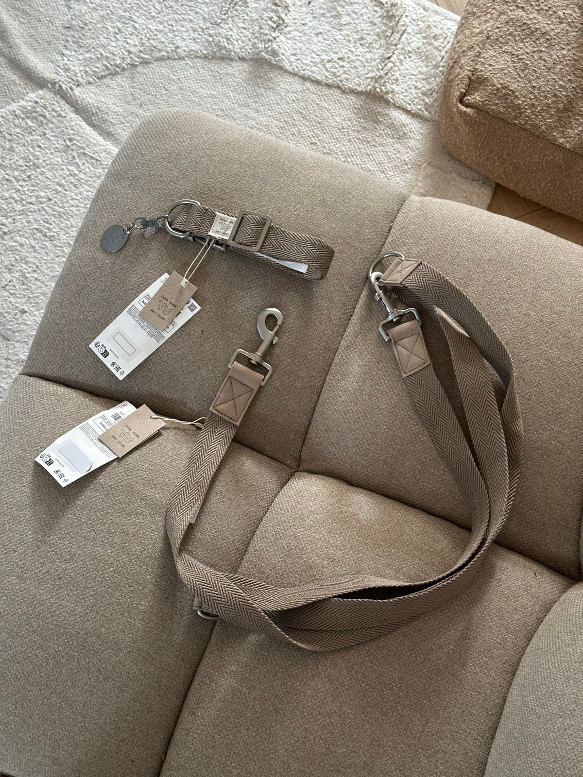 Honden halsband en riem van zara home, Ophalen of Verzenden, Nieuw
