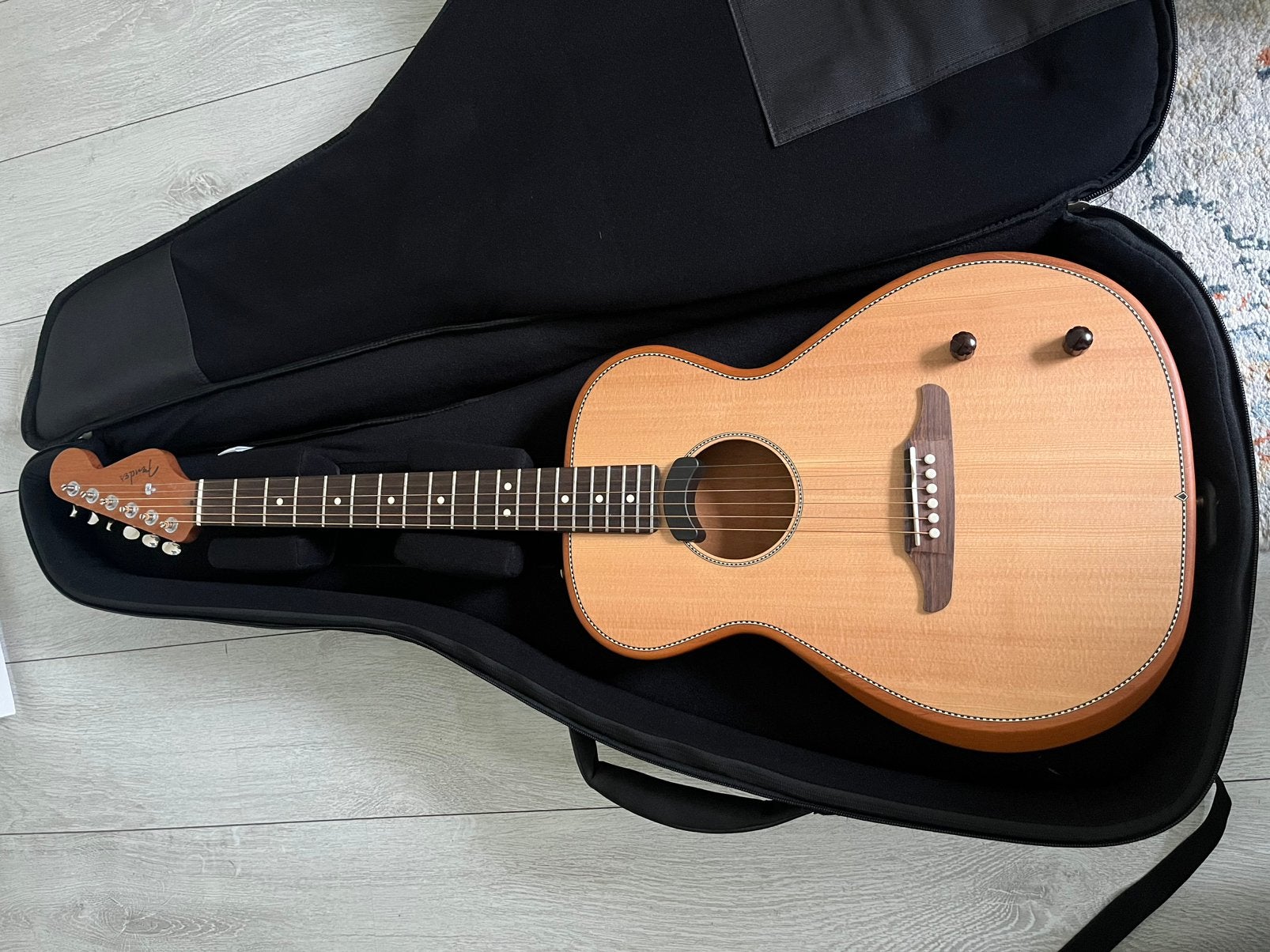 Fender Highway Parlor Natural, Muziek en Instrumenten, Ophalen, Zo goed als nieuw, Western- of Steelstringgitaar