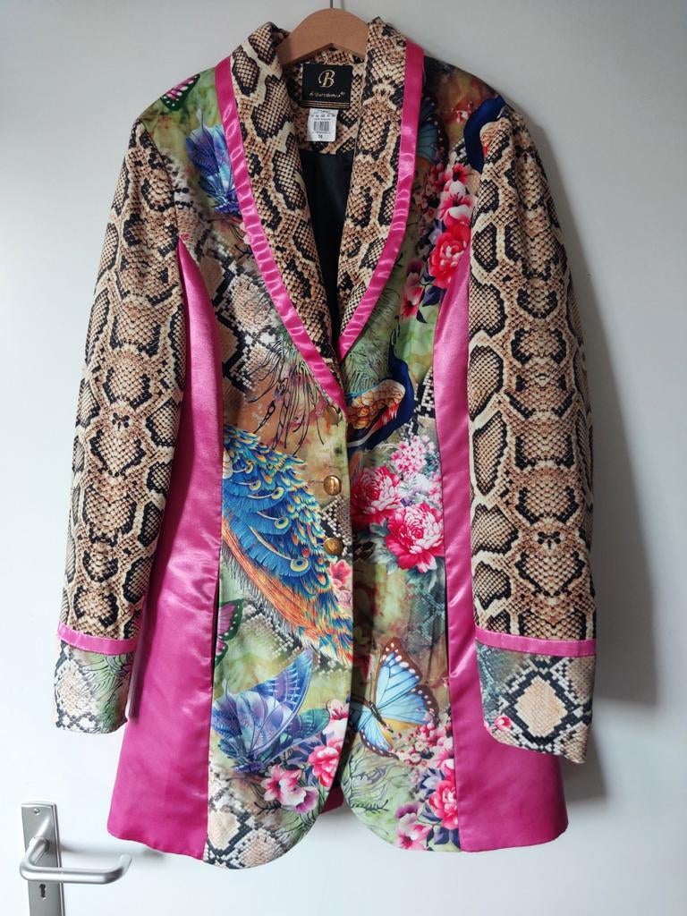 bartolomeo carnavalsjas, Ophalen of Verzenden, Zo goed als nieuw, Zwart