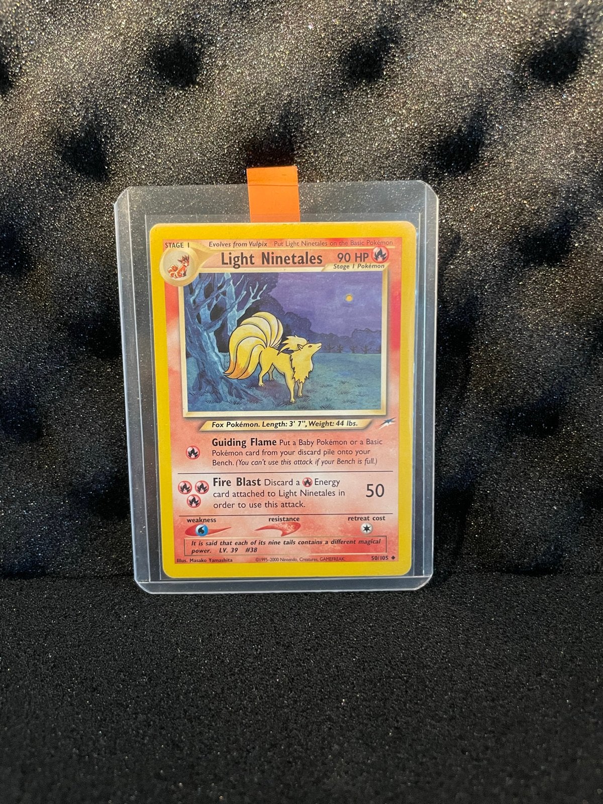 Pokémon Light Ninetales (Neo Destiny) - Losse Kaart, Hobby en Vrije tijd, Ophalen of Verzenden, Zo goed als nieuw, Losse kaart