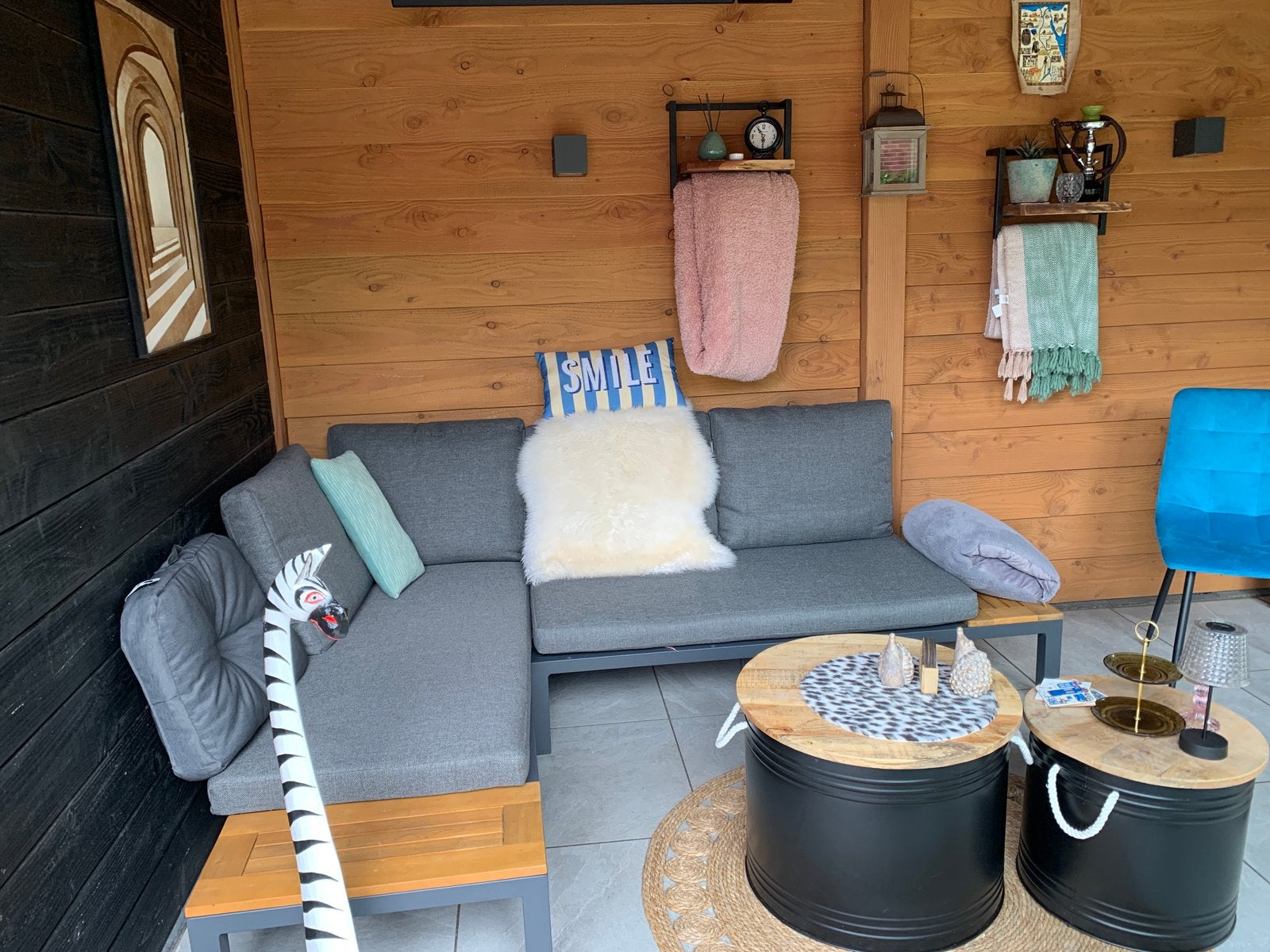 Loungebank Rosa 172x237, Tuin en Terras, Tuinsets en Loungesets, Ophalen, Gebruikt, Loungeset, Bank