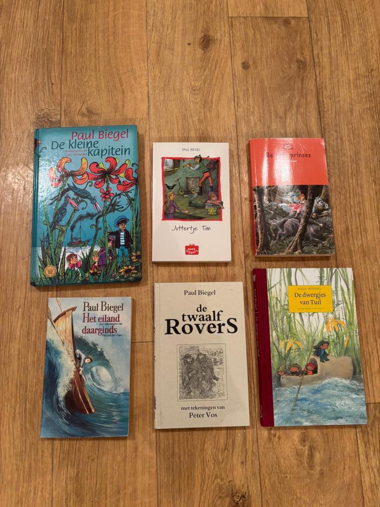 Paul biegel 6x boeken collectie oa de kleine kapitein!, Ophalen of Verzenden, Zo goed als nieuw, Paul Biegel, Fictie algemeen