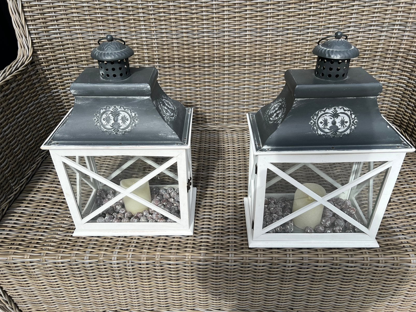 Windlichten, Huis en Inrichting, Woonaccessoires | Kandelaars en Kaarsen, Ophalen, Zo goed als nieuw
