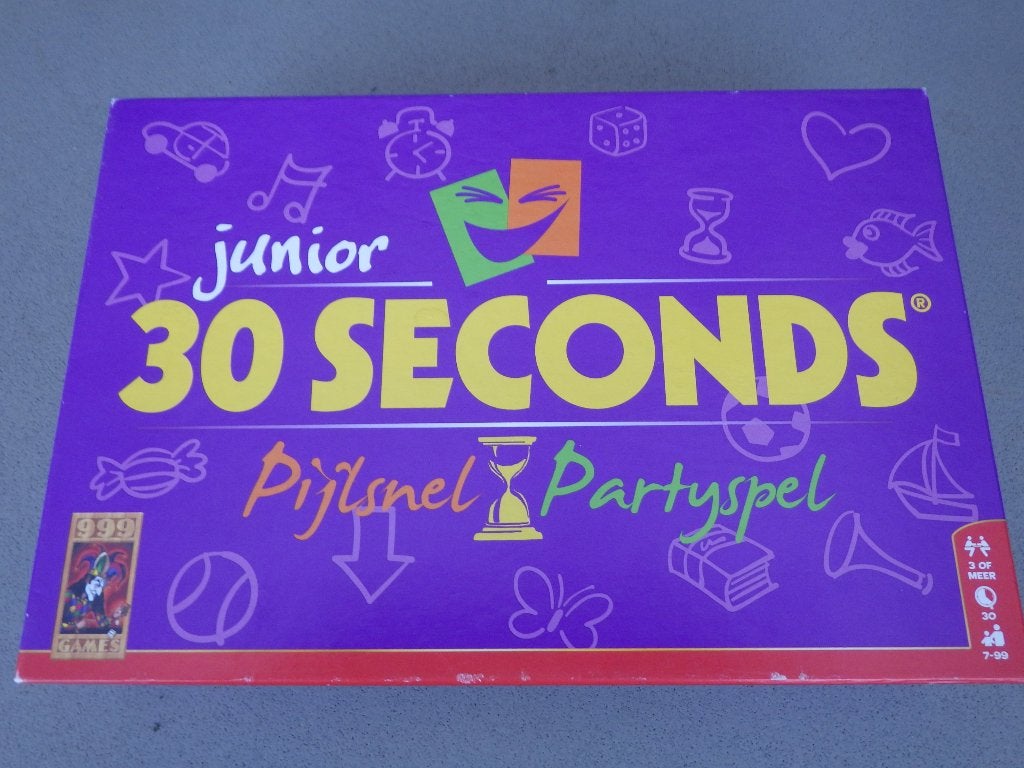 30 Seconds junior 999 GAMES, Ophalen of Verzenden, Zo goed als nieuw