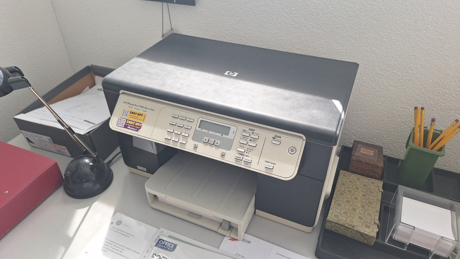 Printer HP Officejet Pro L7480, Computers en Software, Printers, Ophalen, Gebruikt, HP Printer All--in-One