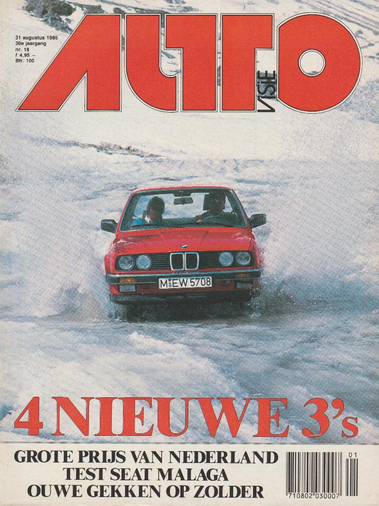 BMW E30 ( 318 - 320 - 323 - 324 ) testen in Autovisie e.a., Boeken, Gelezen, Ophalen of Verzenden, BMW, Autovisie