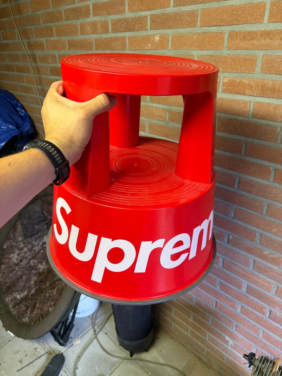 Supreme step stool, Ophalen of Verzenden, Zo goed als nieuw