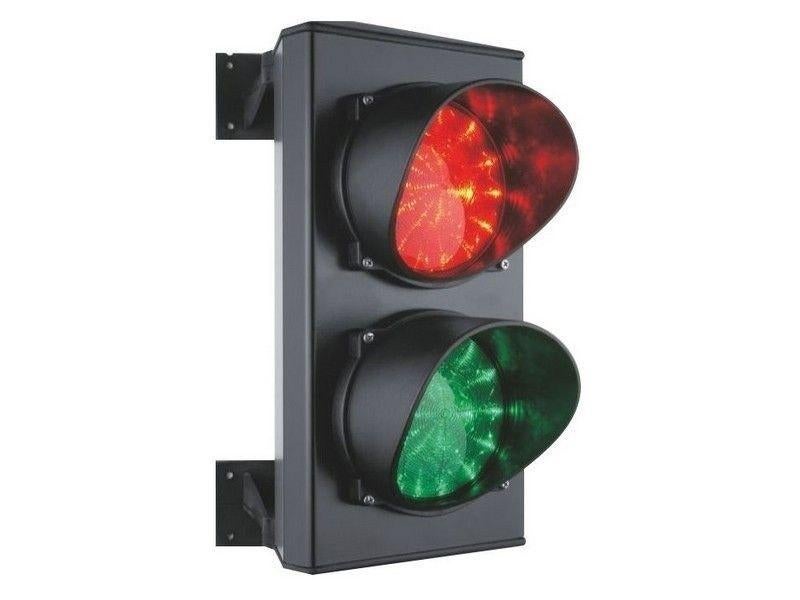 Verkeerslicht 24VDC groen-rood met LED, Verzenden, Nieuw