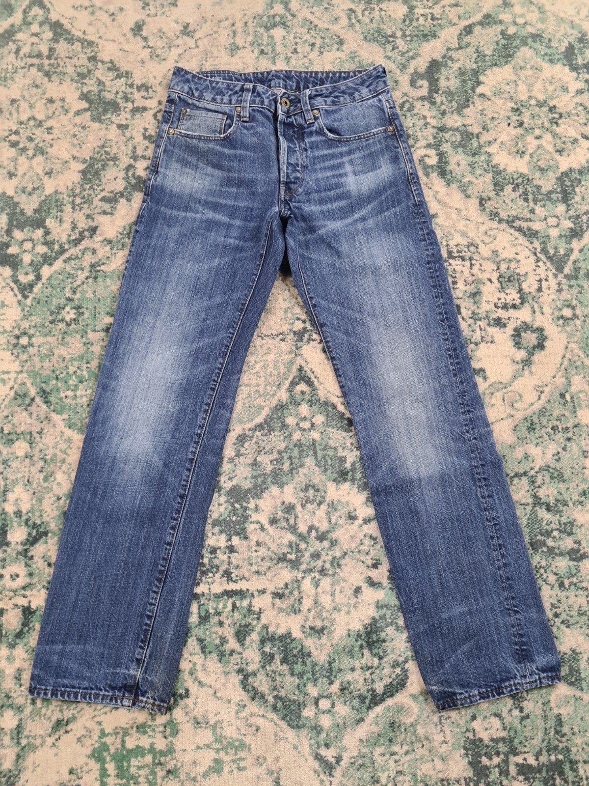 G-star raw 3301 straight W27 L30 Dames Tulsi2730, Blauw, Ophalen of Verzenden, Zo goed als nieuw, W27 (confectie 34) of kleiner