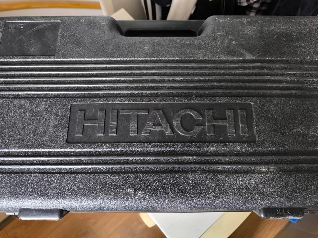 Hitachi accu boor in koffer, Ophalen of Verzenden, Gebruikt, Boormachine