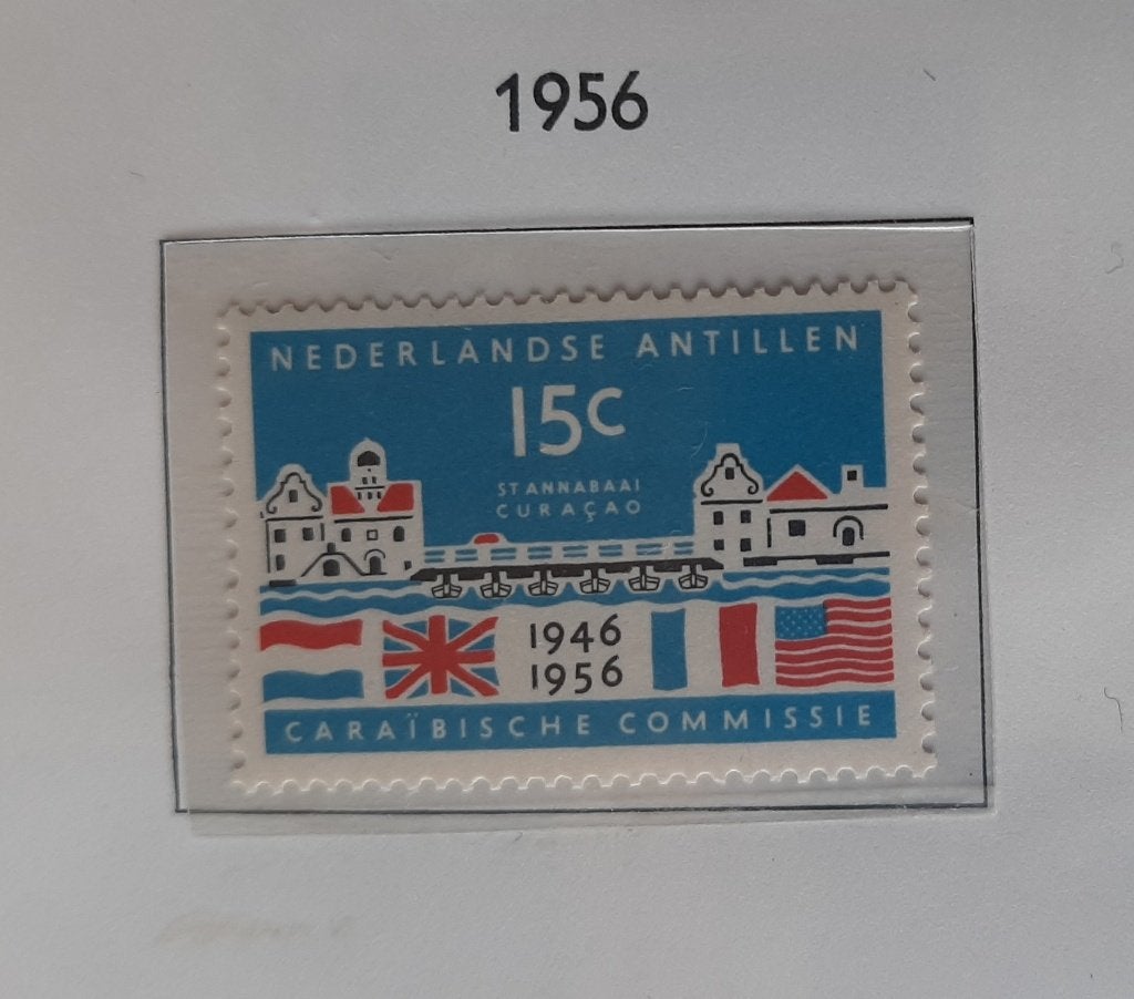 1956 Nederlandse Antillen 10 jaar Caribische Commissie 257, Ophalen, Postfris