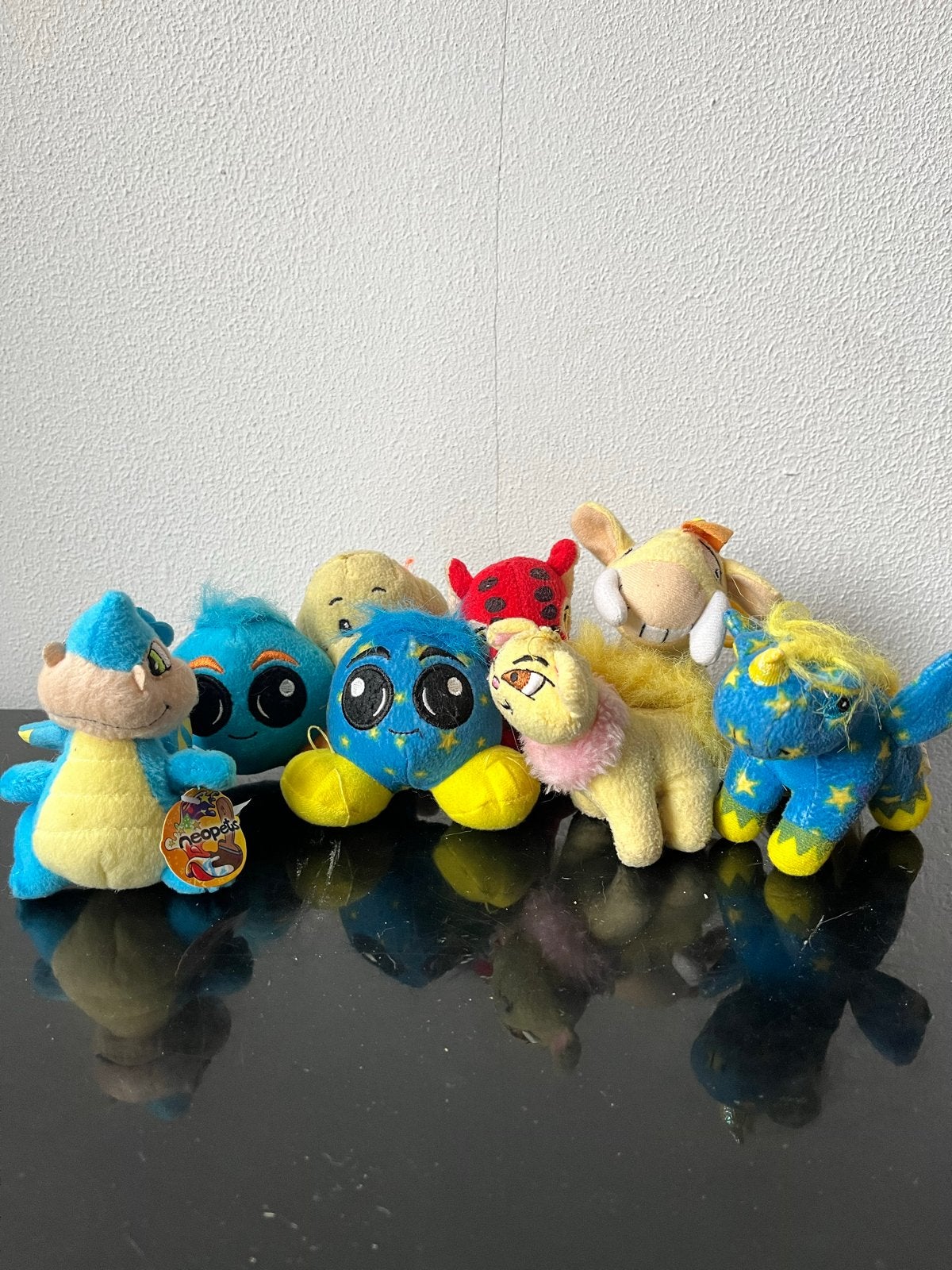 Neopets knuffeltjes - set van 8, Gebruikt, Overige merken, Overige karakters, Overige typen