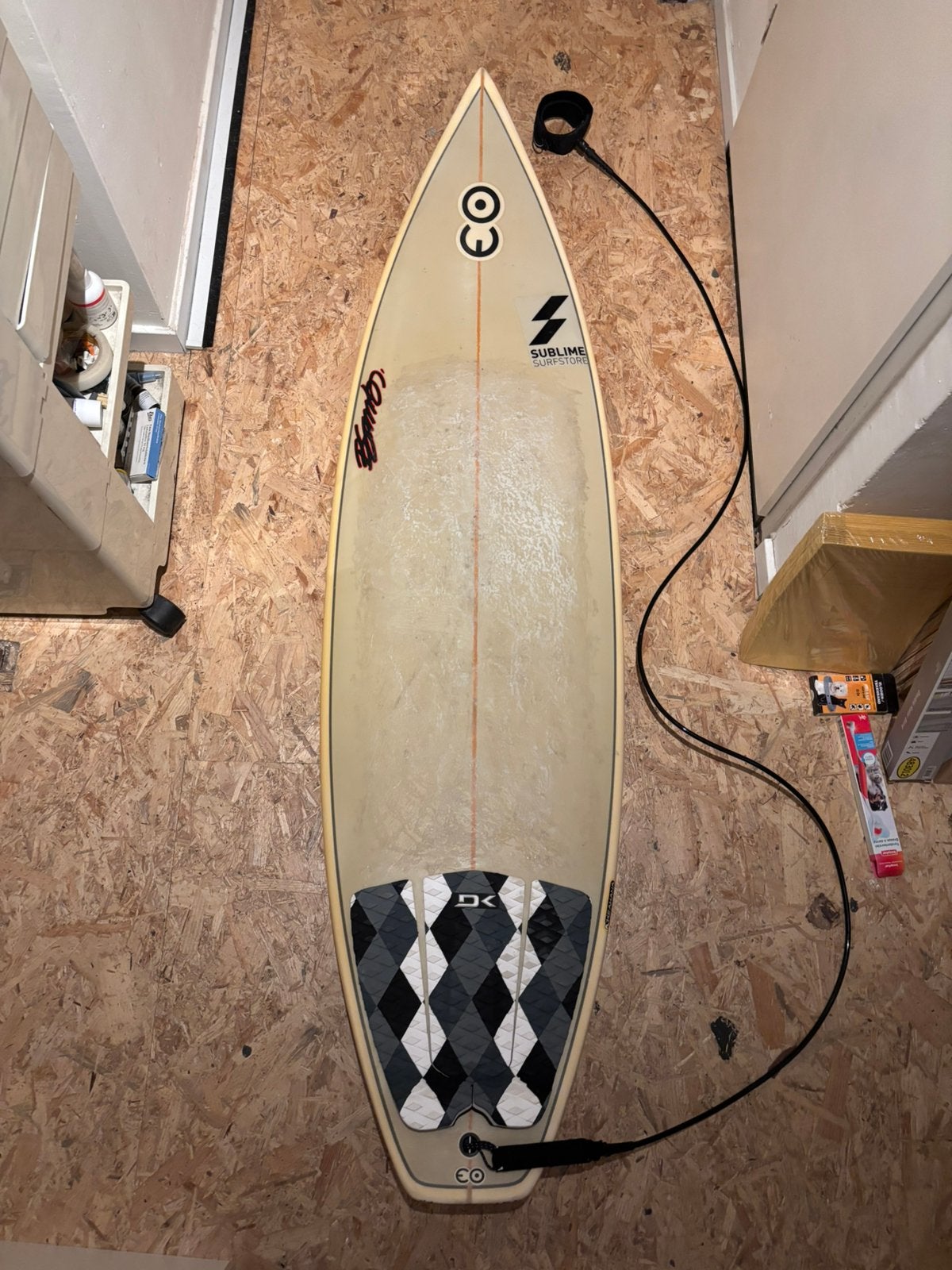 Surfbourd top met alles er bij, Watersport en Boten, Ophalen, Zo goed als nieuw