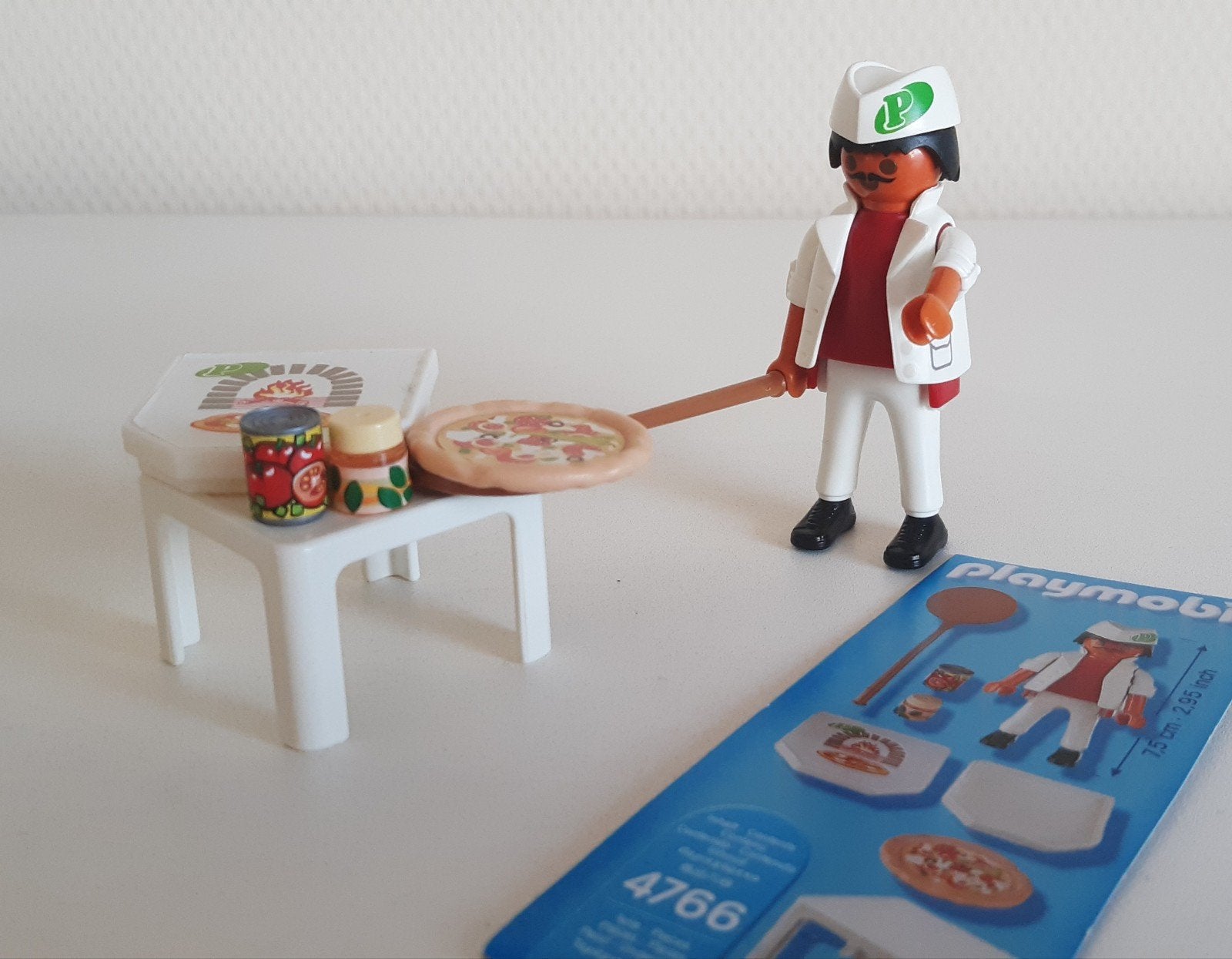 Playmobil 4766 Pizzabakker. (Set 306), Kinderen en Baby's, Ophalen of Verzenden, Zo goed als nieuw, Complete set