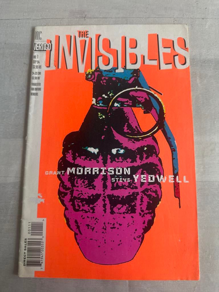 The Invisibles #1 - DC Vertigo (september 1994), Eén comic, Ophalen of Verzenden, Gelezen, Amerika