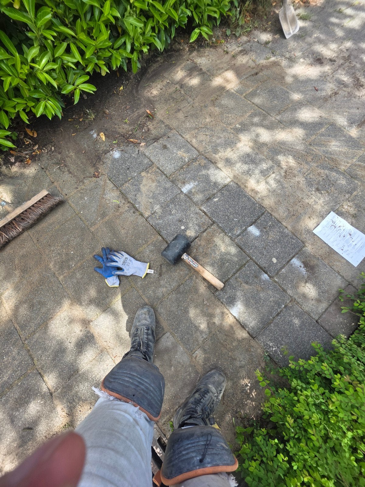 Straatwerkzaamheden tuintjes klusjesman, Tuin en Terras, Ophalen of Verzenden, Beton, Terrastegels