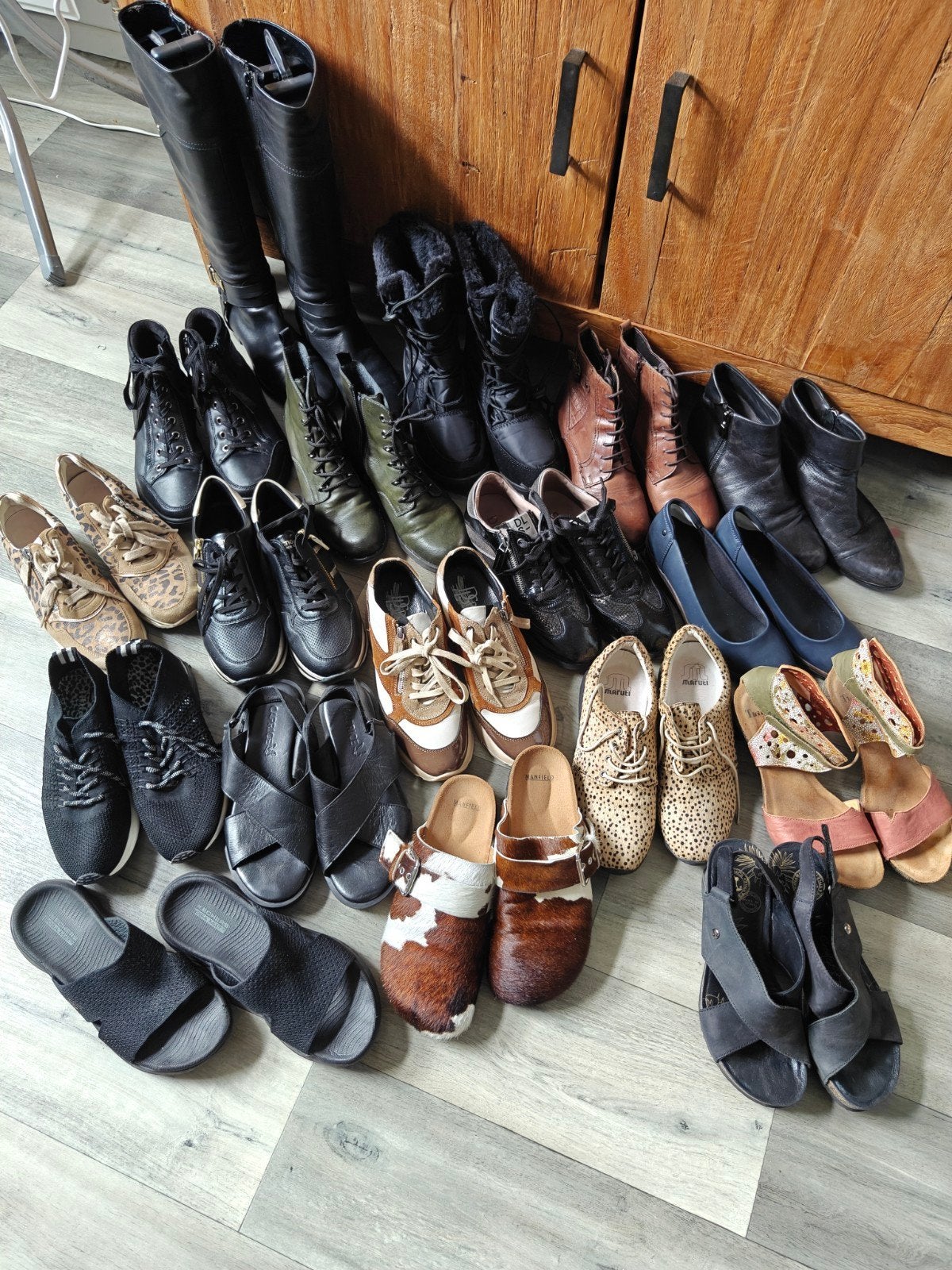Grote partij van 18 paar schoenen, maat 38, Kleding | Dames, Schoenen, Ophalen