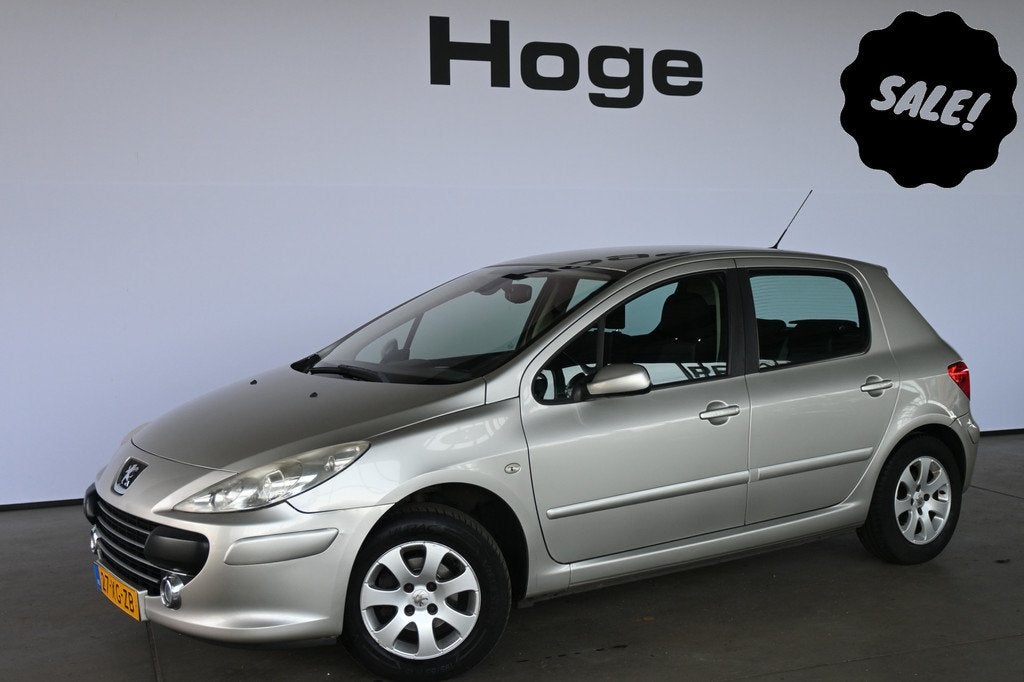 Peugeot 307 1.4-16V Premium Clima Cruise Control Trekhaak Ni, Auto's, Peugeot, Voorwielaandrijving, Zwart, 4 cilinders, 620 kg