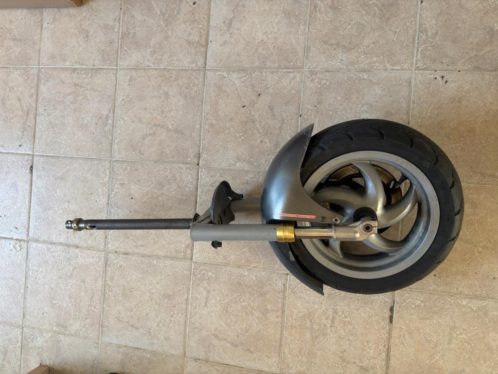 Gilera Runner Voorvork met Wiel en Spatbord, Ophalen, Gebruikt, Overige typen, Overige merken