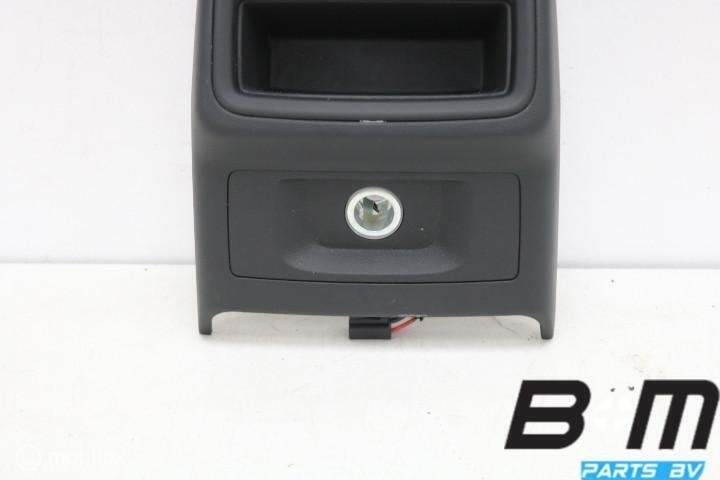 Afdekking middenconsole achter Audi A4 8W 8W0864376, Gebruikt