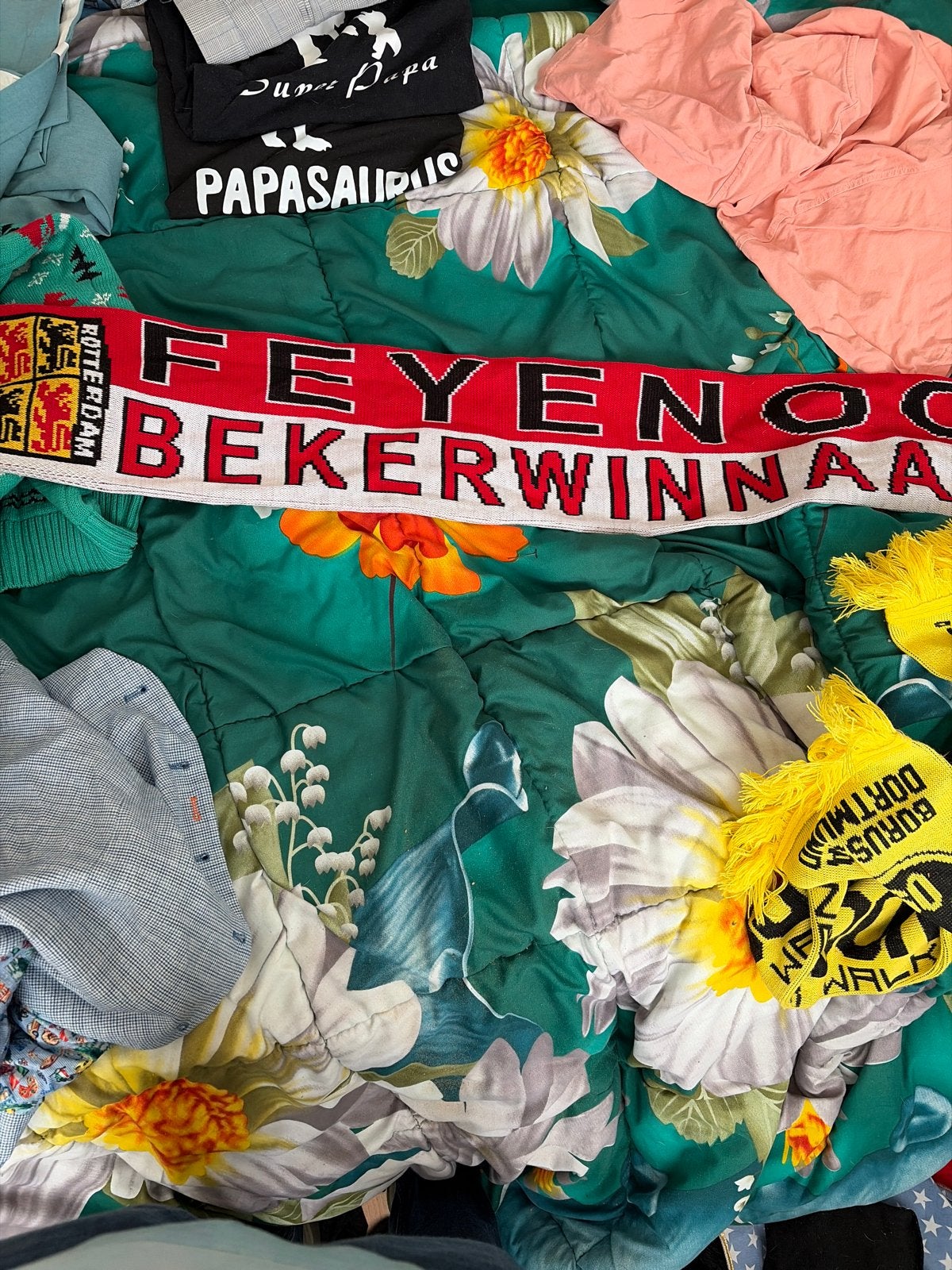 Feyenoord Bekerwinnaar 2018 Sjaal, Kleding | Heren, Mutsen, Sjaals en Handschoenen, Ophalen of Verzenden, Zo goed als nieuw, Overige maten