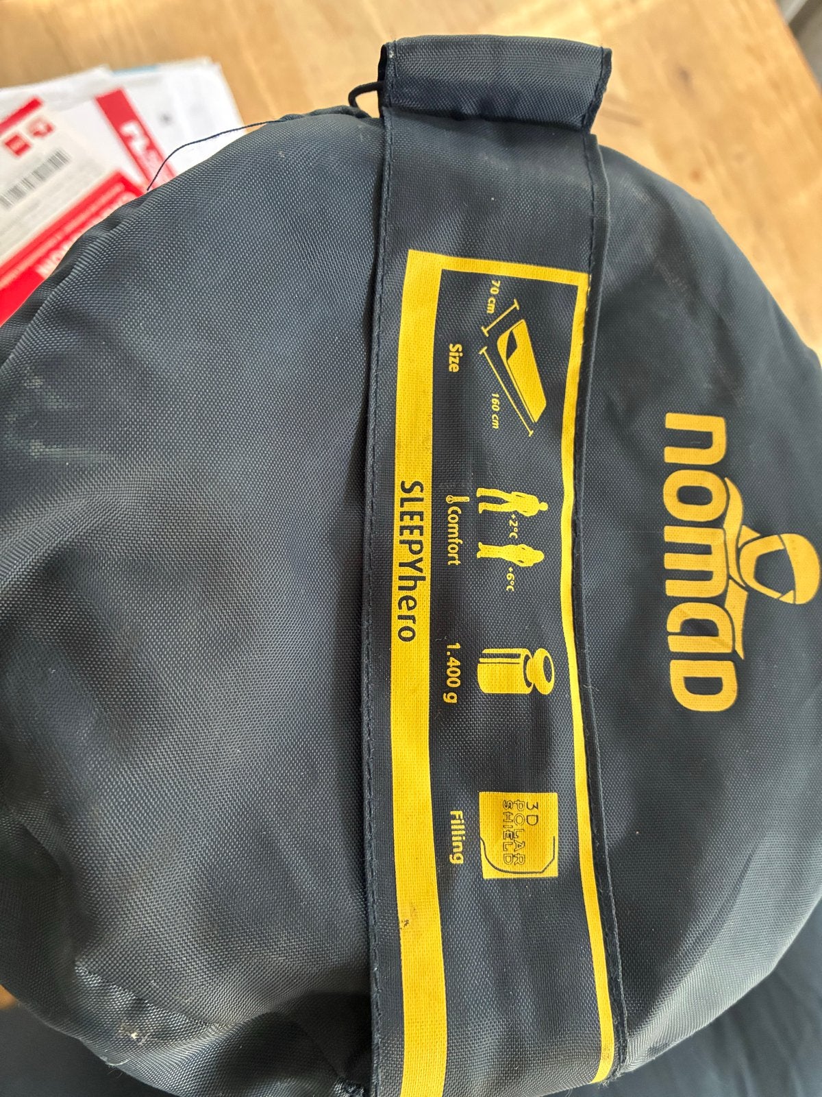Nomad Slaapzak Sleepy Thero - Comfortabel en Lichtgewicht, Ophalen, Gebruikt