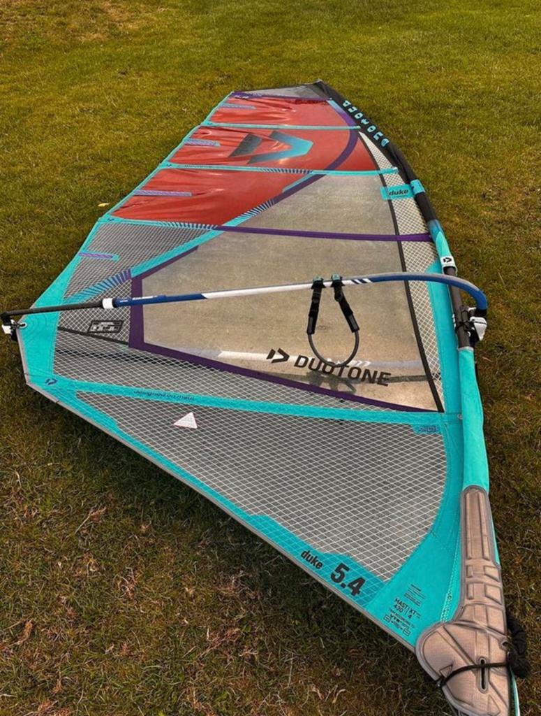 Duotone Duke 5.4 zgan, Met draagtas, 5 tot 6.5 m², Ophalen of Verzenden, Zo goed als nieuw